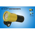 HI-MAX V11 2400 lumen Indicateur de puissance grand angle de 140 degrés Voyant vidéo sous-marin pour la plongée